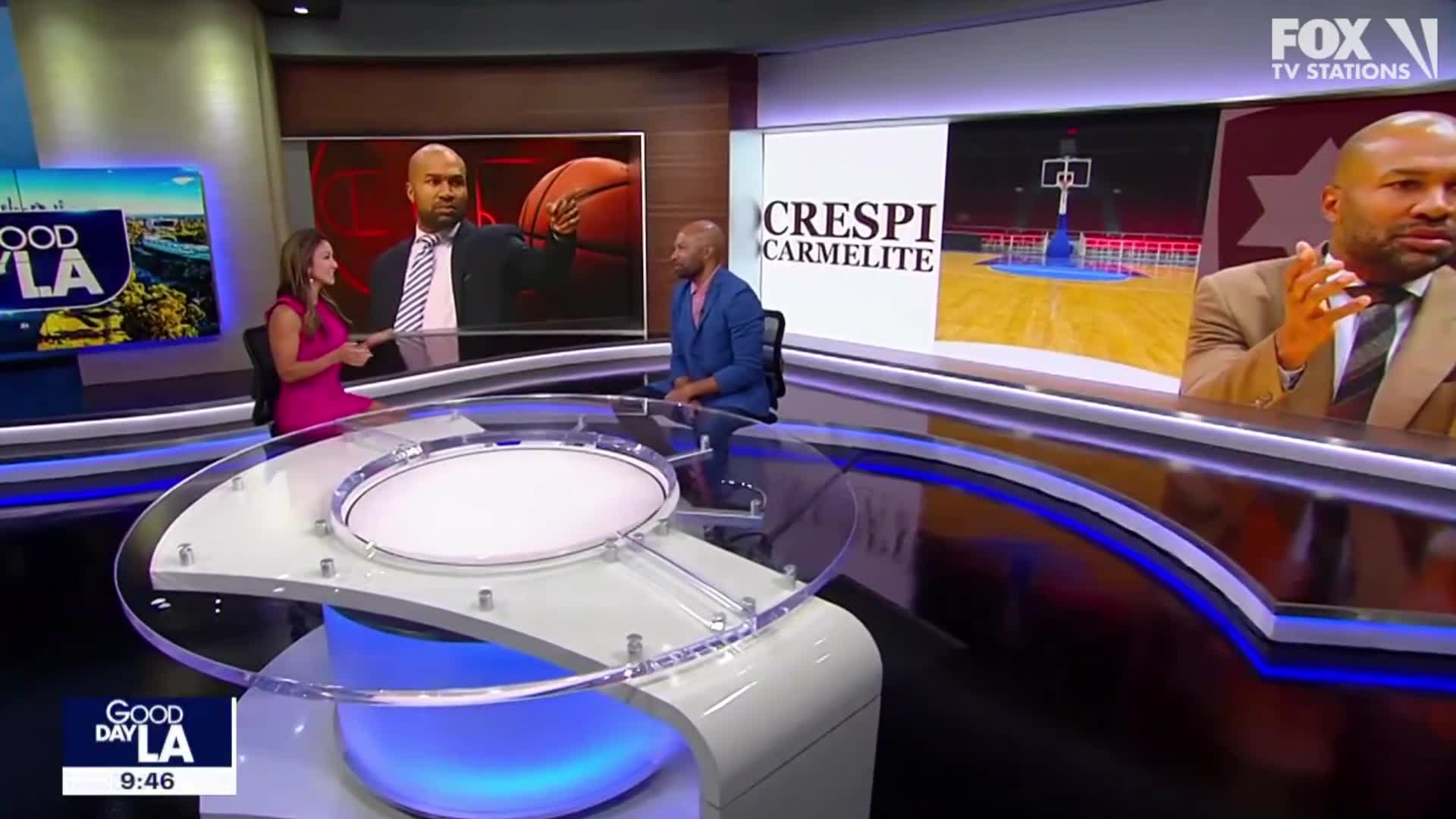 Derek Fisher discusses exciting new gig on Good Day LA