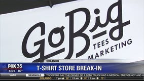 T-shirt store break-in