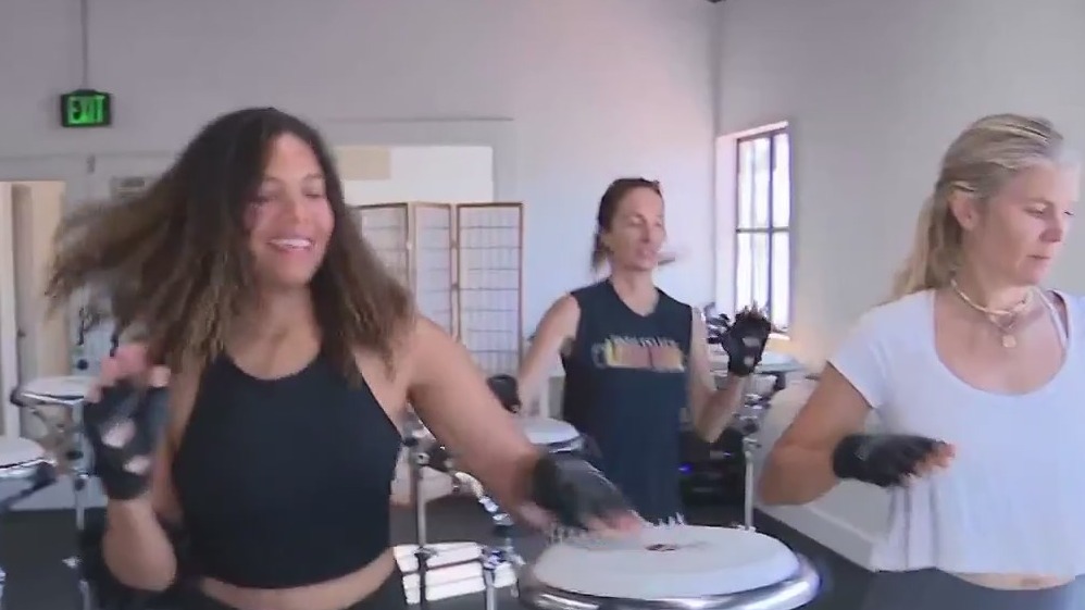 Drumboxing builds endurance and coordination