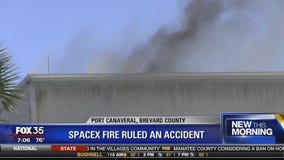 SpaceX fire ruled an accident