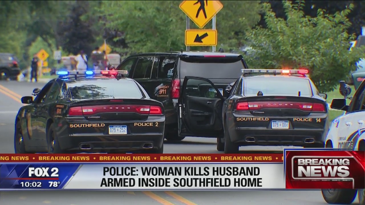 Police: Woman kills husband armed inside Southfield home | FOX 2 Detroit