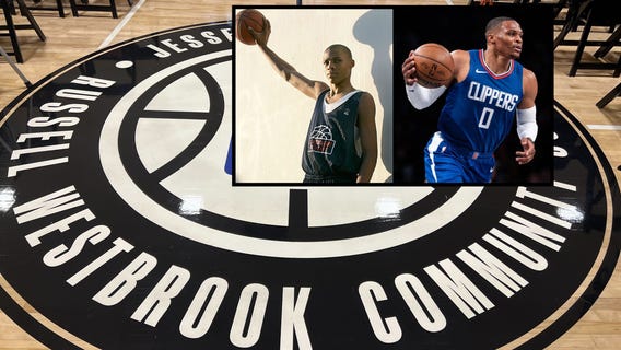Clippers unveil Russell Westbrook Community Court in South LA