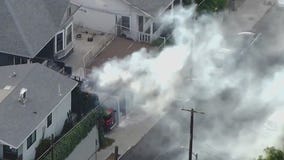 Search for suspected arsonist in Boyle Heights