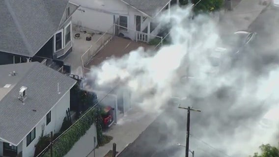 Search for suspected arsonist in Boyle Heights