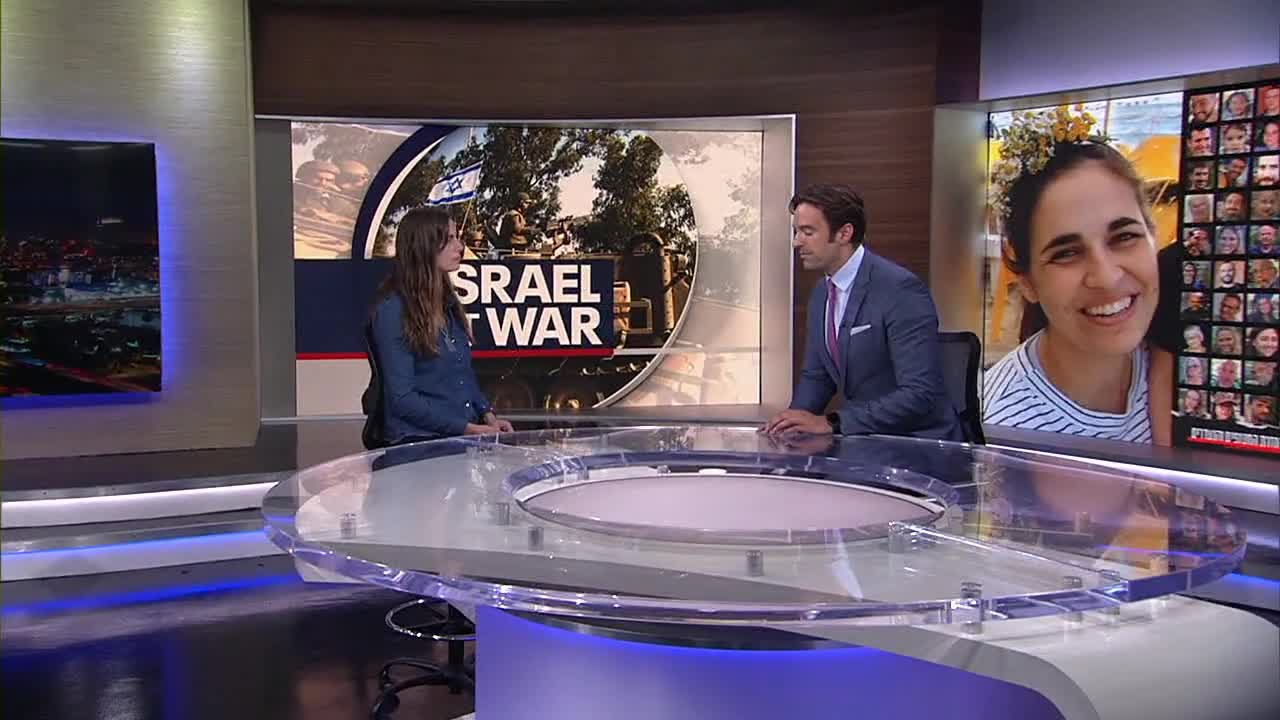 Adi Davis speaks on hostages captured by Hamas