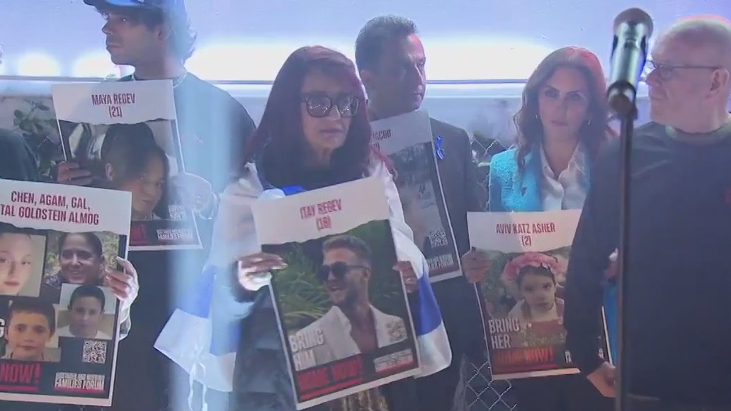 Ray of Hope demonstration in Beverly Hills