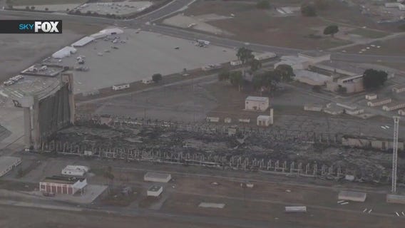Demolition of WW2 blimp hangar underway