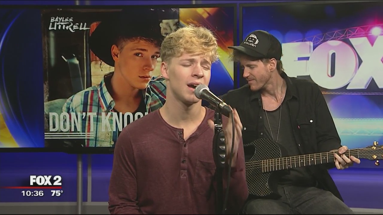 Baylee Littrell opening for Backstreet Boys in Detroit