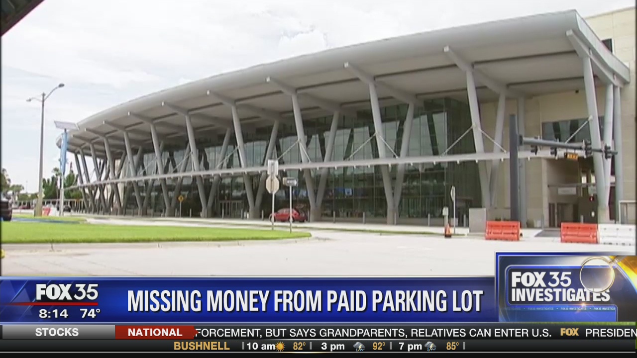 Missing money from convention center parking lot
