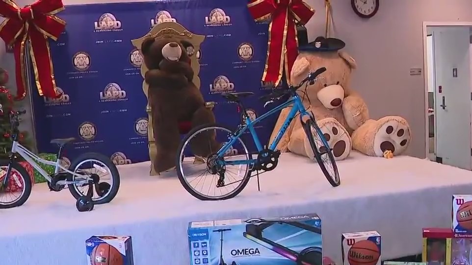 LAPD hosts 'Operation Shoes from Santa"