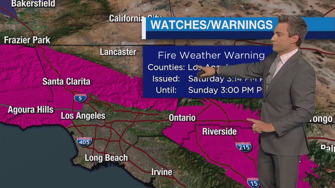 Weather forecast for Sunday, Dec. 10