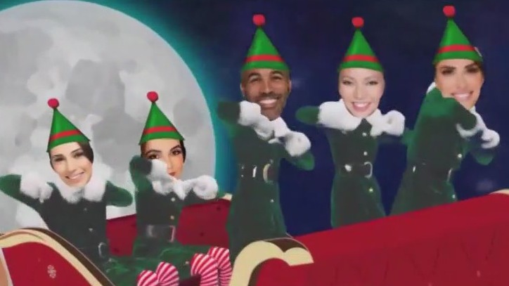 See the Good Day LA crew get elf'd