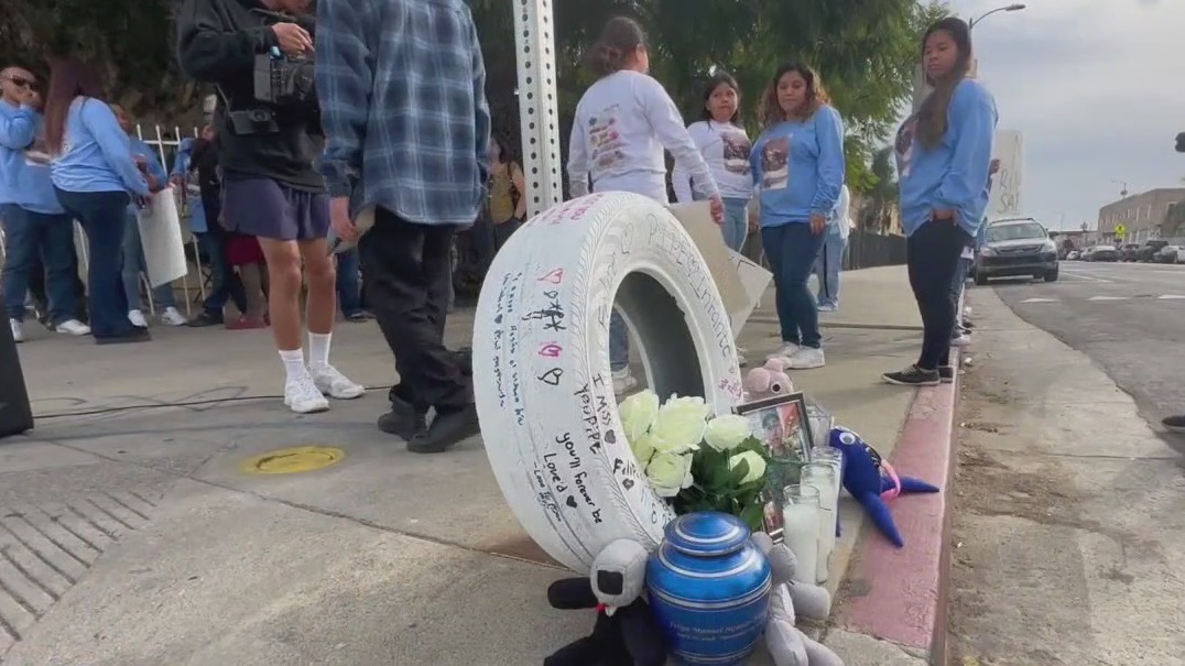 Ghost tire honors teen killed while walking to school