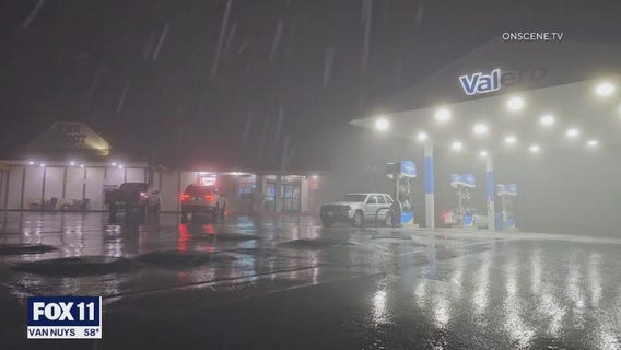 Santa Clarita hit by rain