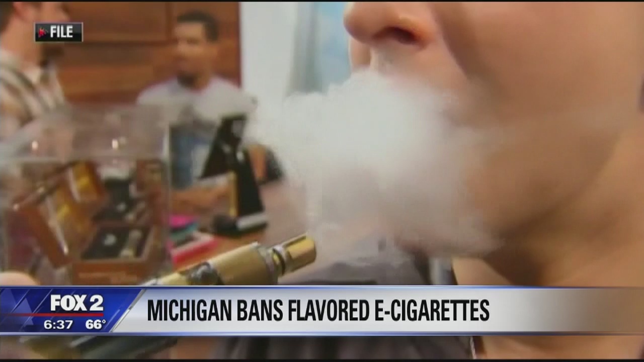 Michigan becomes first state to ban flavored e-cigarettes
