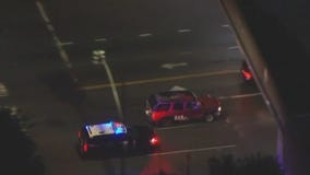 Dramatic police chase ends in Tarzana