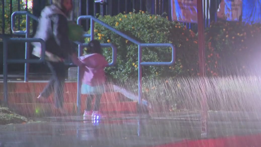 Residents welcome rain in Duarte