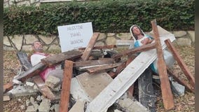 Baby Jesus figure stolen from war-themed nativity scene