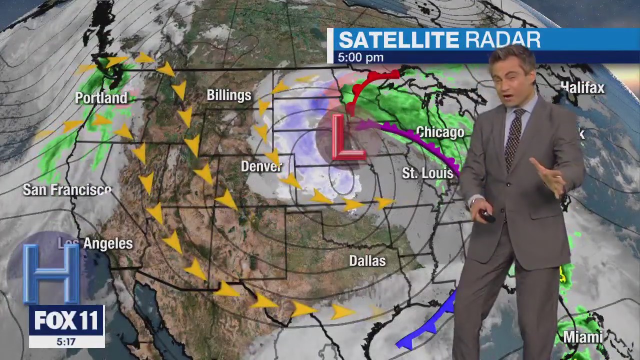 Weather Forecast for Monday, Dec. 25