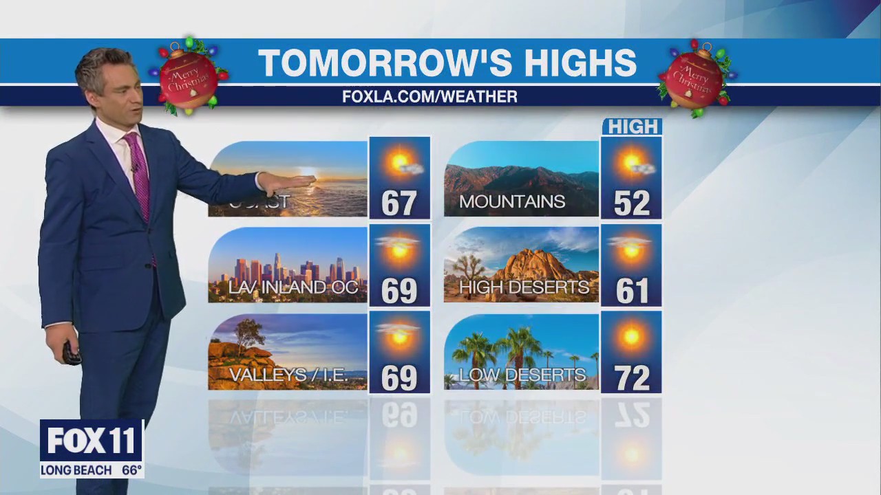 Weather Forecast for Sunday, Dec. 24