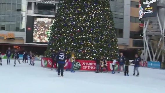 LAPD, LA Kings host event for kids experiencing homelessness