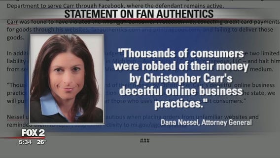 Hall of Shame sportswear CEO served on Facebook by AG