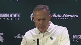 Dantonio, Lewerke & Bachie after 10-7 loss to Arizona State