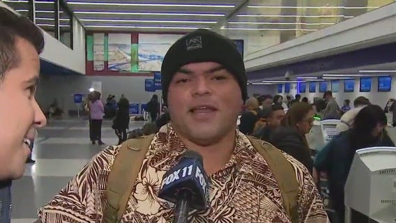 Holiday travel rush picks up at LAX