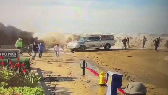 Rogue wave comes crashing in Ventura