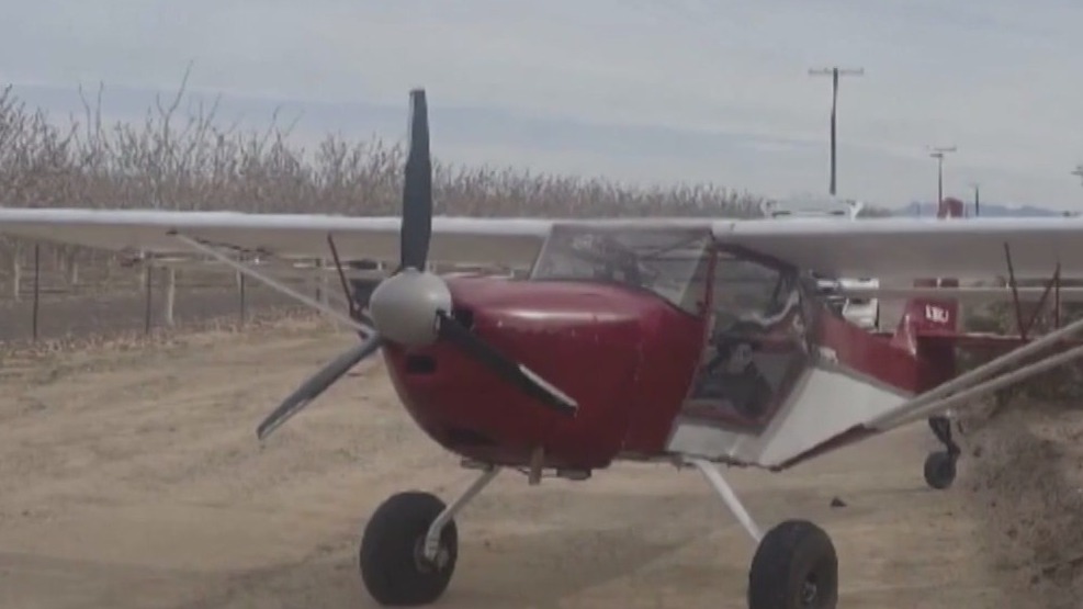 Man flies stolen plane from Las Vegas to California
