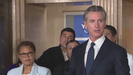 Newsom, Bass push for mental health support