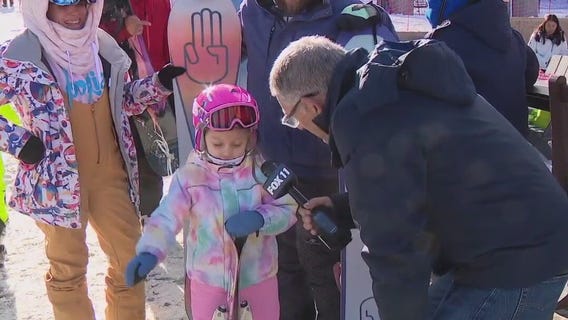 Skiers enjoy California winter wonderland