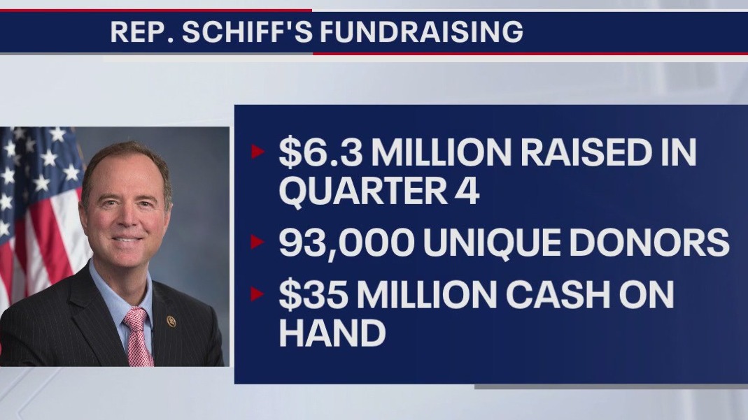 Schiff's campaign raises nearly $6.3M in Q4 of 2023
