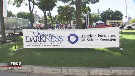 Out of the Darkness walk this weekend at Hart Plaza