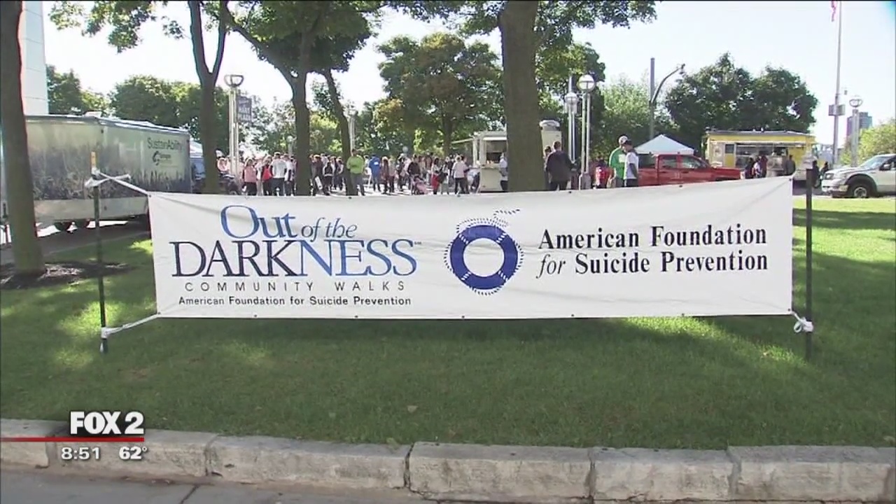 Out of the Darkness walk this weekend at Hart Plaza