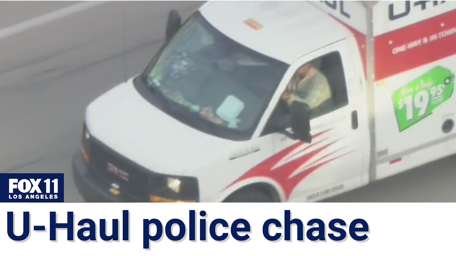 U-Haul truck leads police chase across OC