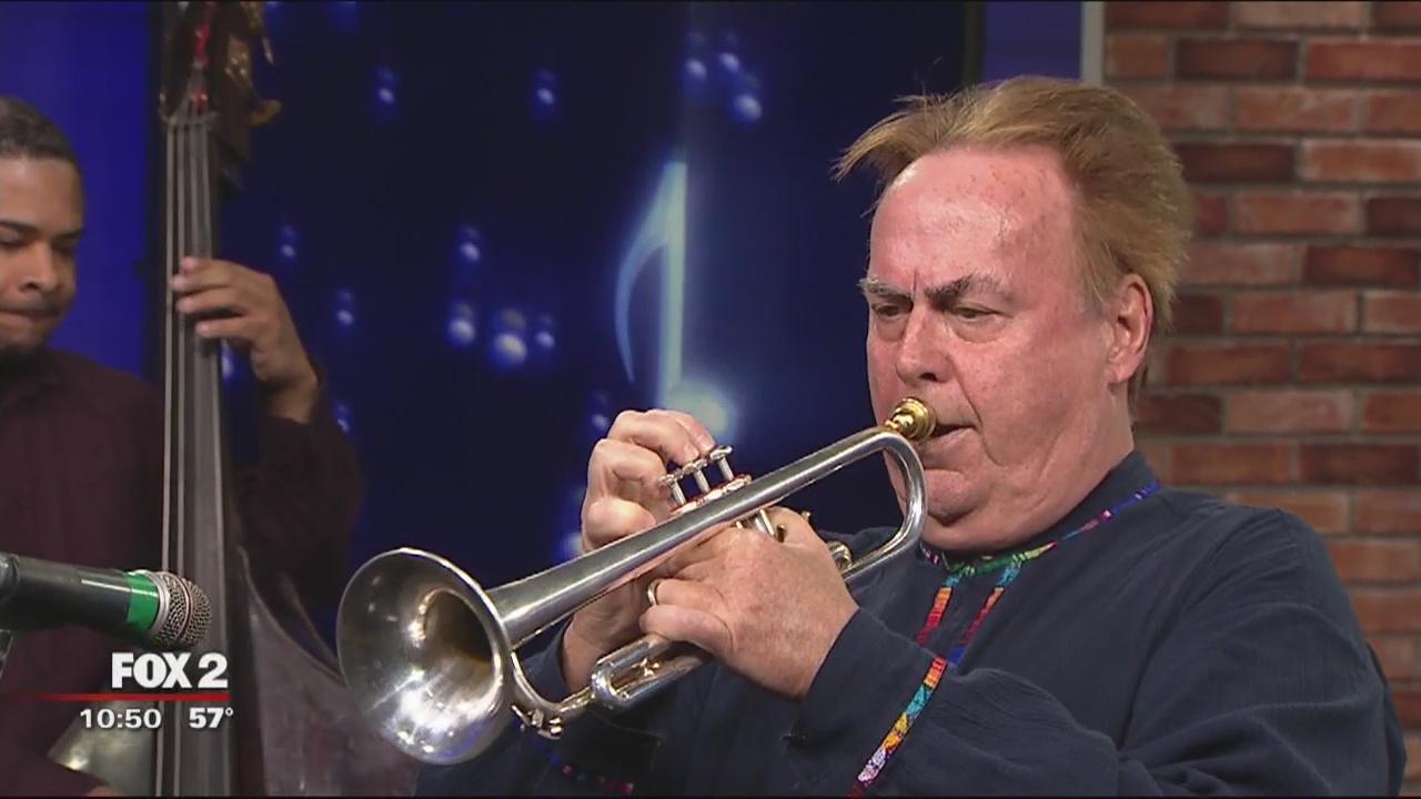 Trumpeter Walt Szymanski performing at The Dirty Dog Jazz Cafe