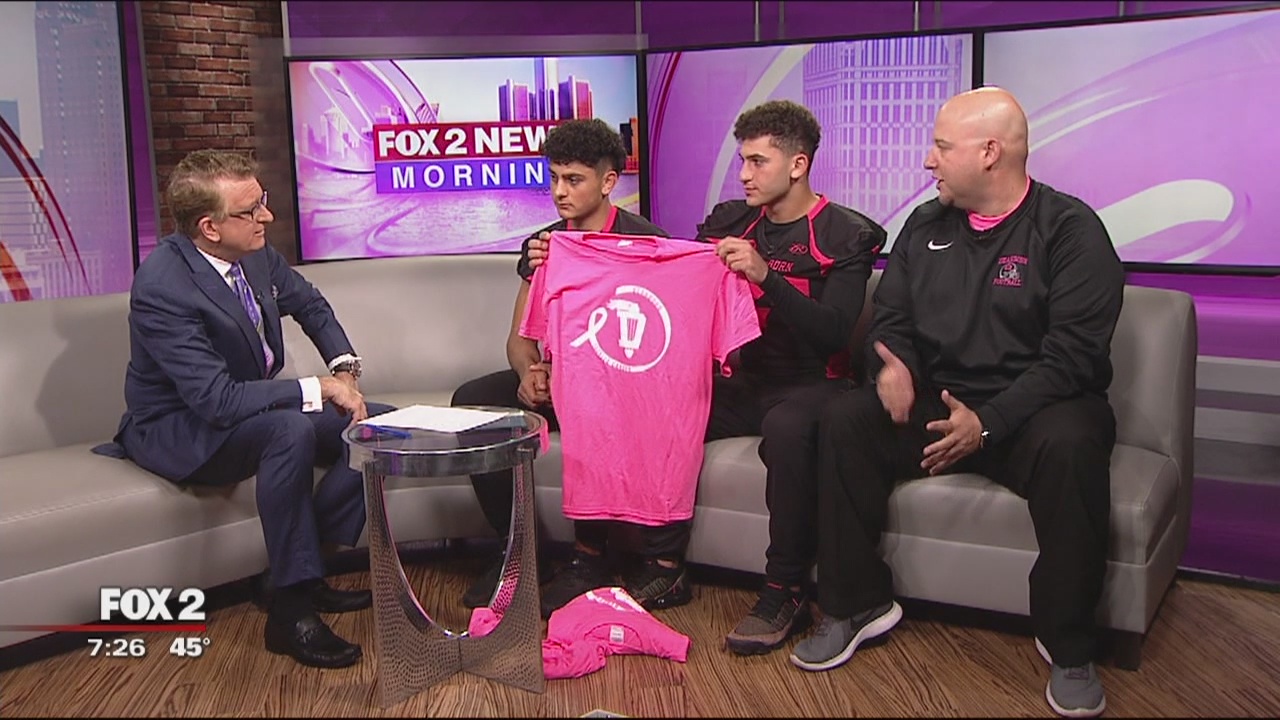 Dearborn Football Pinkout