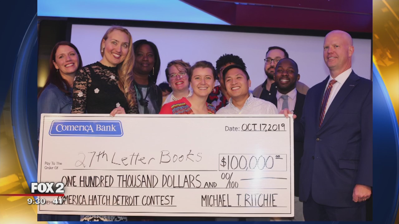 27th Letter Books wins the Comerica Hatch Detroit Contest