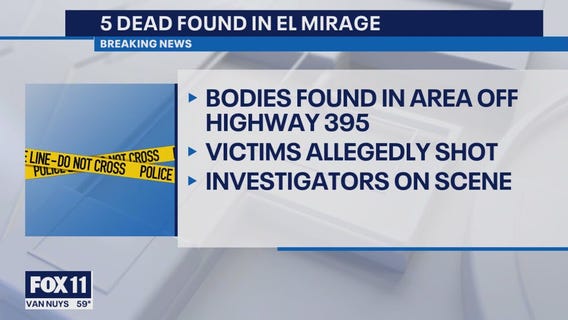 5 dead in San Bernardino County