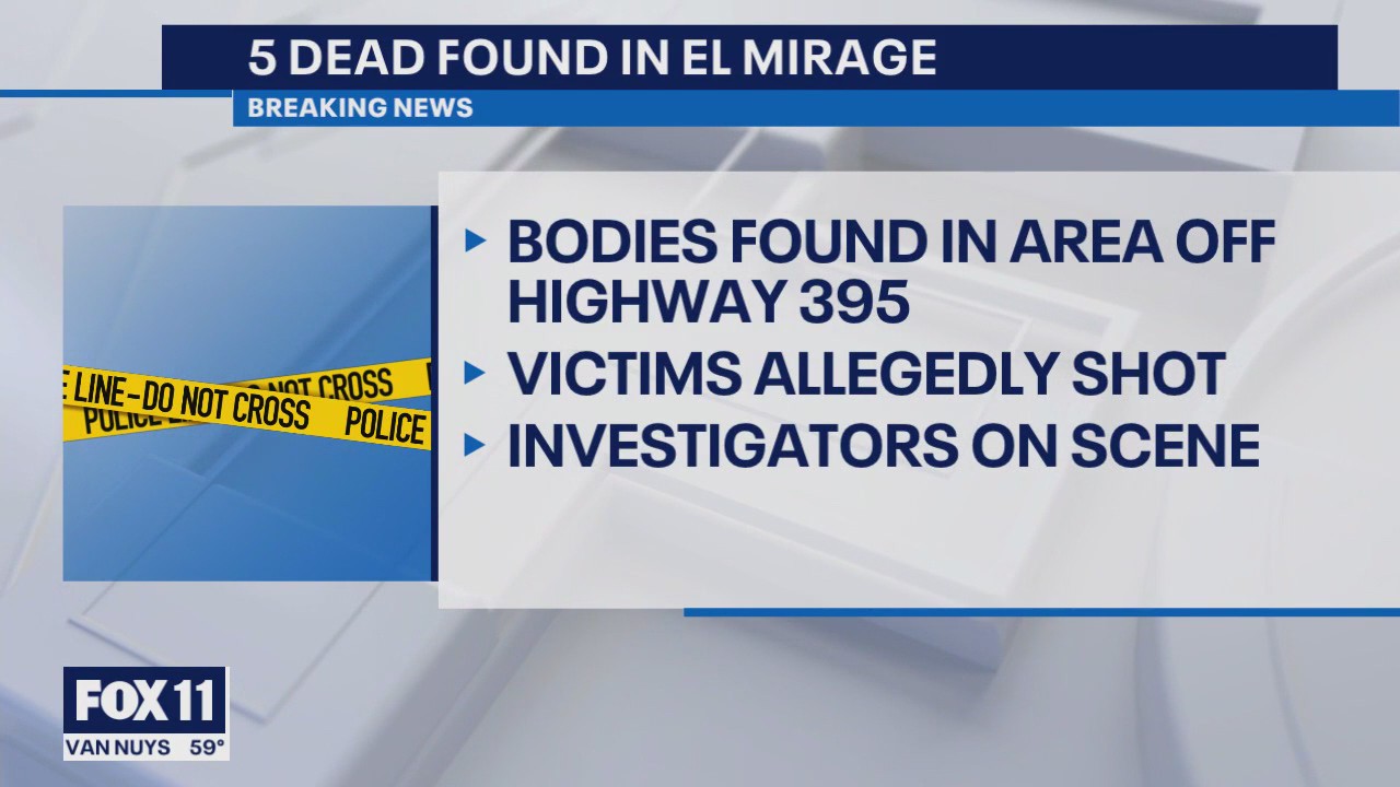 5 dead in San Bernardino County