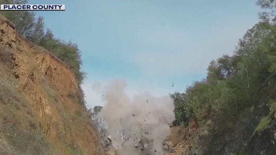 Boulders blasted in NorCal