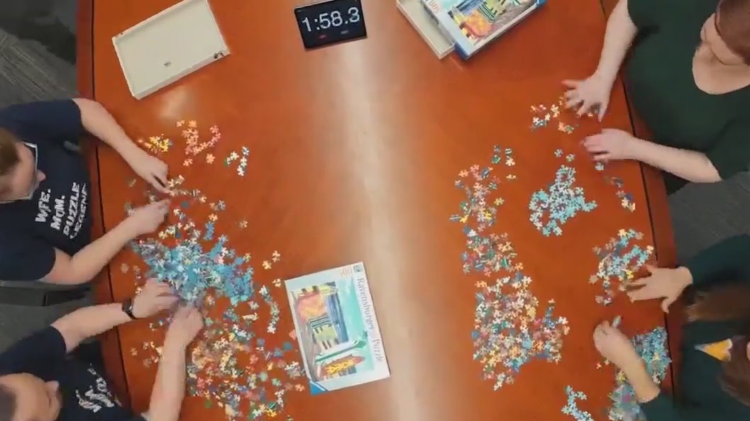 Speed puzzling craze