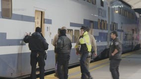 Metrolink train hit by gunfire