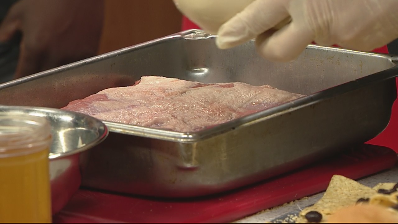 Cooking brisket with Dino's Lounge