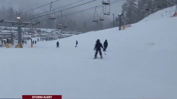 Winter storms dump fresh snow in mountains