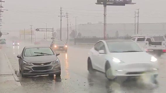1st of 2 storms pounds Southern California
