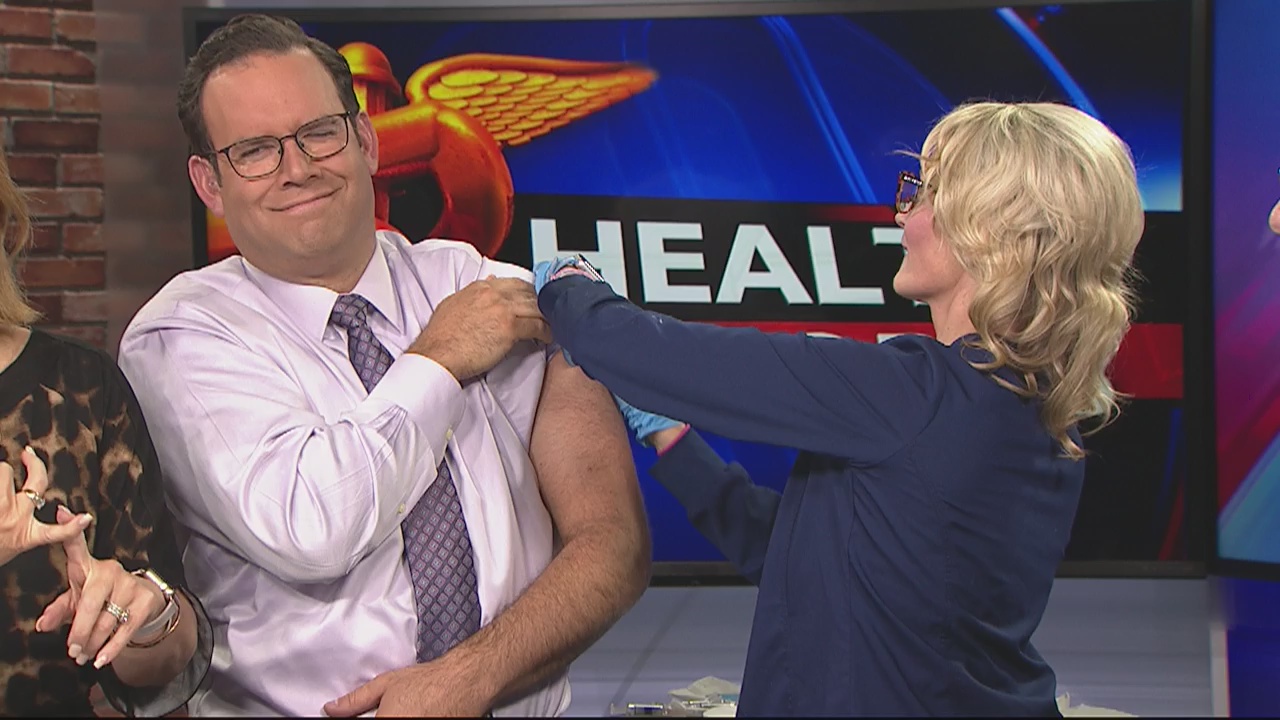 The Nine gets flu shots