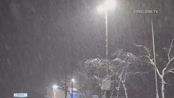Winter Weather Advisory issued in SoCal mountains