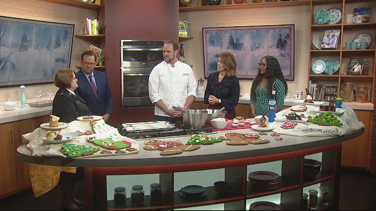 Salvation Army and Royal Park Hotel's annual gingerbread installation Nov. 21